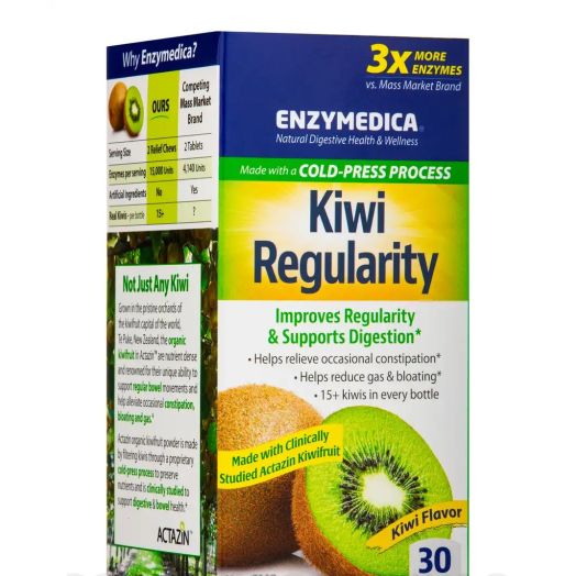 Enzymedica Kiwi Regularity (Kiwi Flavor) - 30 Relief Chews
