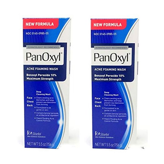 PanOxyl 10% Acne Foaming Wash 5.5 Ounce ( Value Pack of 2)