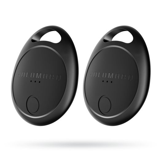 Tags-2 Pack Air Tracker, Trackers Like Airtgas, Luggage Tracker Works with Apple Find My [ iOS ONLY ], Key Finder Locator with Sound, 0.3oz, for (Car) Keys, Backpack, Pets, Kids (Black)
