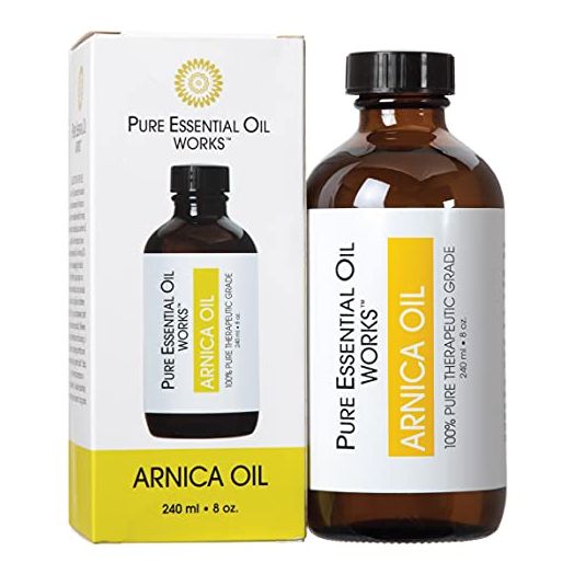 Pure Essential Oil Works Arnica Oil, 100% Pure Therapeutic Grade, Natural, Paraben-Free, 8 Ounces