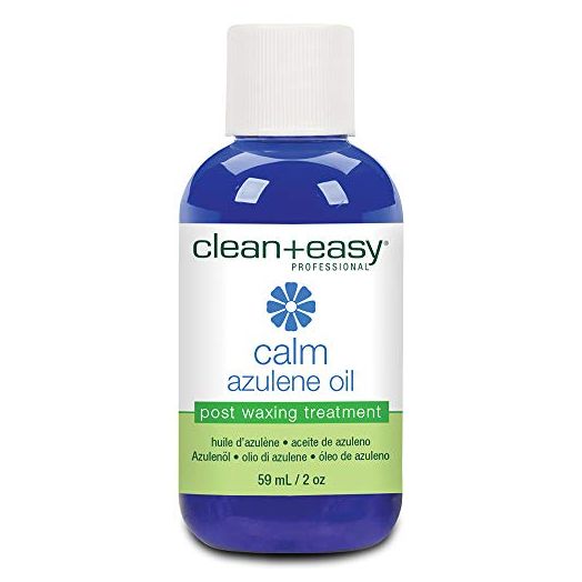 Clean + Easy Calm Azulene Oil, Post Waxing Care Solution for Sensitive Skin