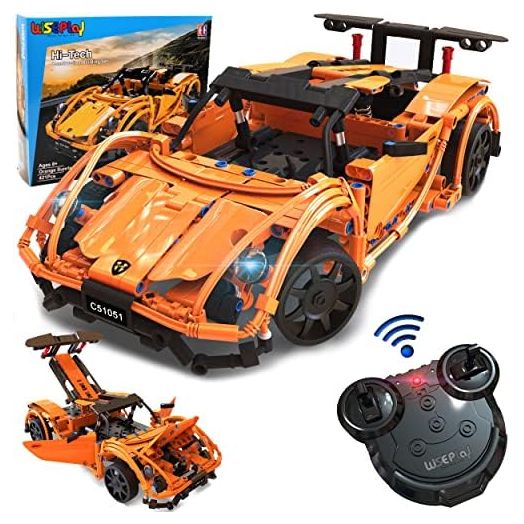 WISEPLAY STEM Kits for Kids Age 8-10 - 421 pcs RC Car Kits to Build - Stem Projects for Kids Ages 8-12 - STEM Building Toys for Boys Age 8-12 - Engineering Toys for Kids 8-10 - Build Your Own RC Car
