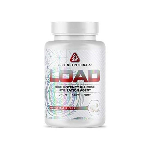 Core Nutritionals Load Platinum High Potency Glucose Utilization Agent with Berberine+Green Coffee Extract to Promote Carbohydrate Absorption and Glucose Disposal, (180 Caps)