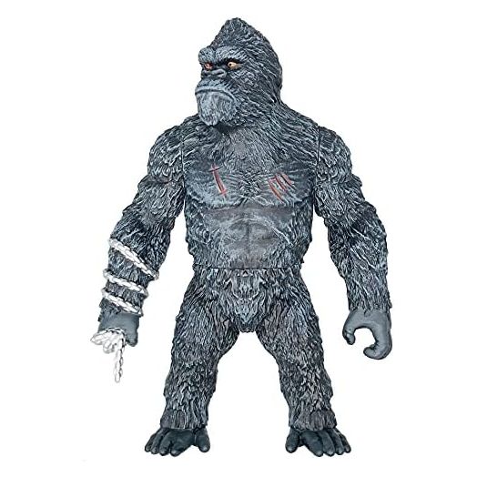 TwCare Giant King Kong vs Godzilla Action Figure 11.3" Fight Mode Gorilla Ape Solid Wild Movie Series, Travel Bag
