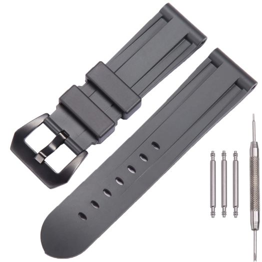 Sports Silicone Strap Suitable for Panerai PAM Watch 24mm Waterproof Strap