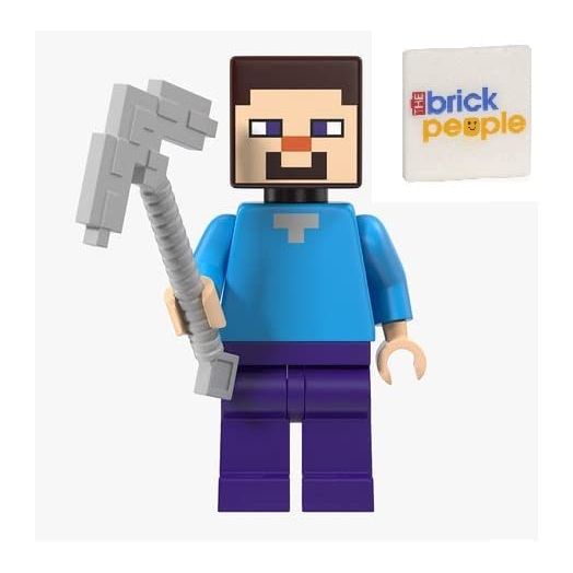 LEGO Minecraft: Steve Minifigure with Pickaxe