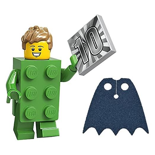 LEGO Minifigures Series 20 - Green Brick Costume with Bonus Blue Cape - 71027