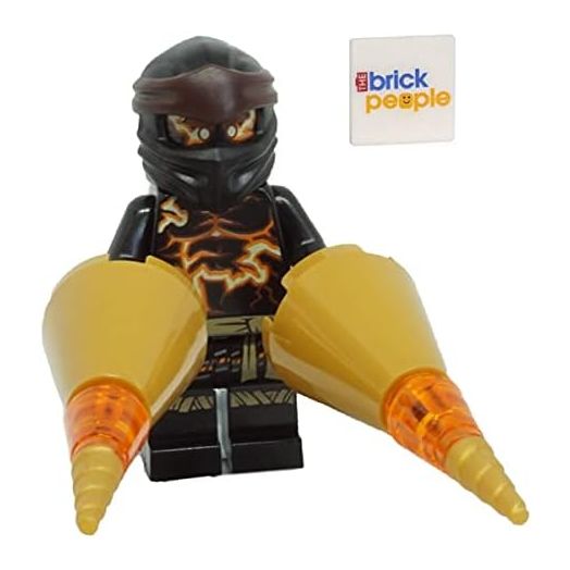 LEGO Ninjago: Cole Minifigure from Master of The Mountain with Drilling Weapons