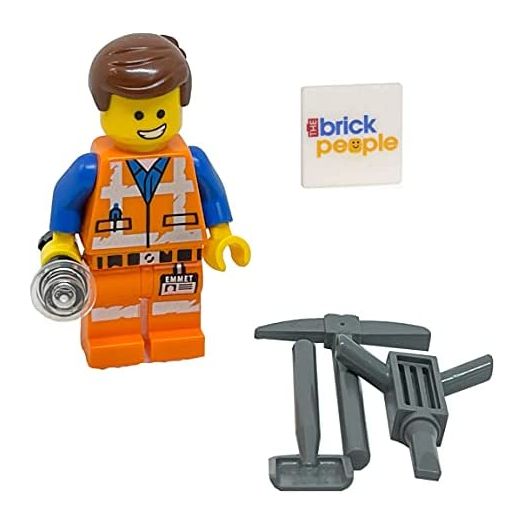 LEGO Movie: Construction Worker Emmet with Flashlight and Tools