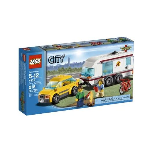LEGO City Town Car and Caravan 4435