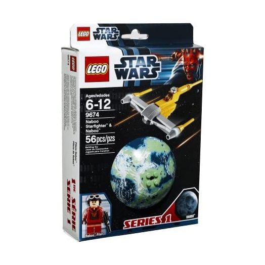 LEGO Star Wars Naboo Starfighter and Naboo 9674