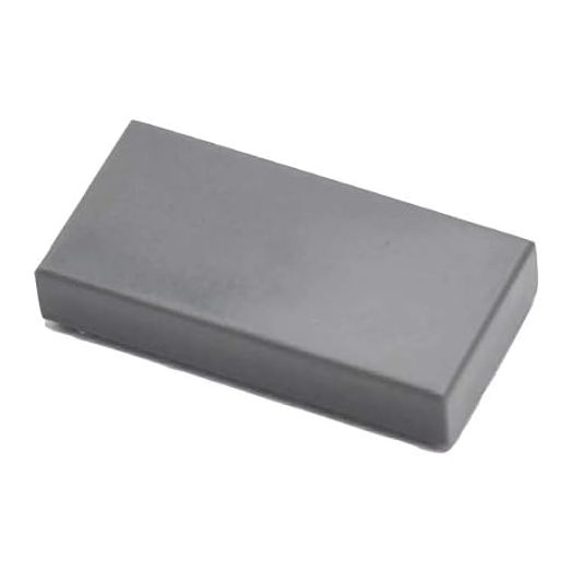 LEGO Parts and Pieces 1x2 Dark Stone Gray Tiles (50 Pcs)
