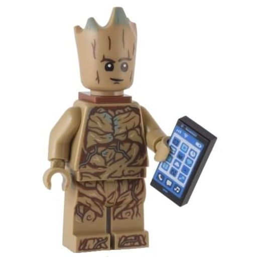 LEGO SuperHeroes Guardians of The Galaxy: Groot Minifigure with Cell Phone