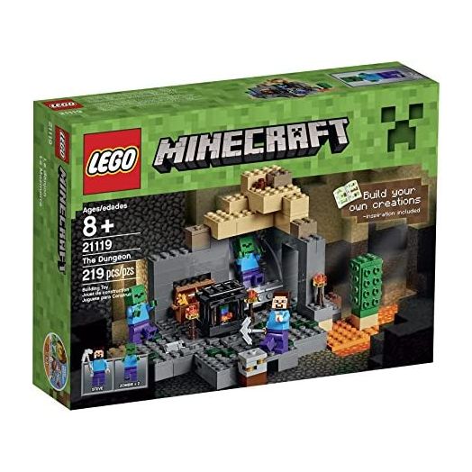 LEGO Minecraft The Dungeon 21119 Toy for Ages 8 Year Old +