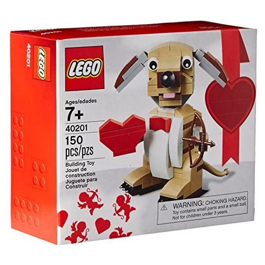 LEGO Bricks & More Valentines Cupid Dog 40201 Building Kit