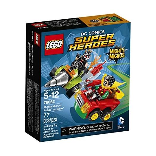 LEGO Super Heroes Mighty Micros: Robin vs Bane 76062 Building Kit (77 Piece)