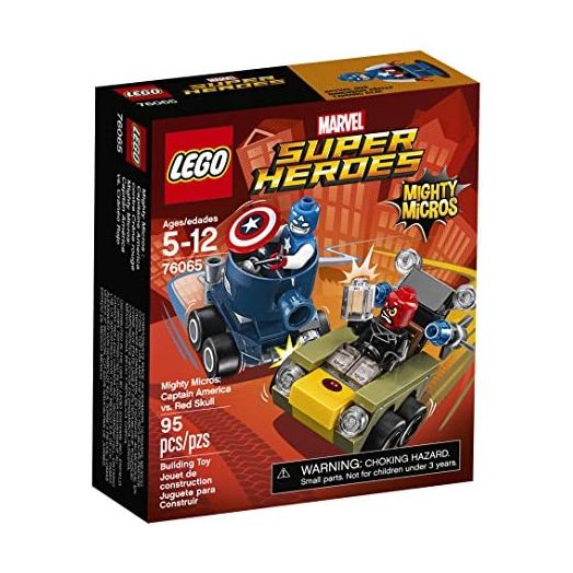 LEGO Super Heroes Mighty Micros: Captain America vs Red Skull 76065 Building Kit (95 Piece)