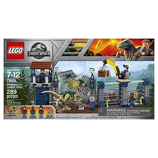 LEGO Jurassic World Dilophosaurus Outpost Attack 75931 Building Kit