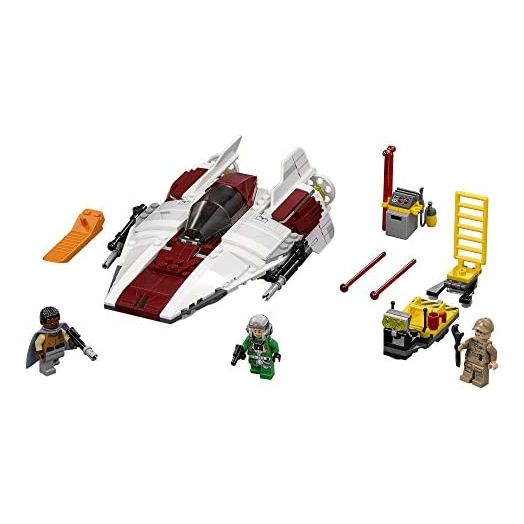 LEGO Star Wars A-Wing Starfighter 75175 Building Kit (358 Piece), Multi