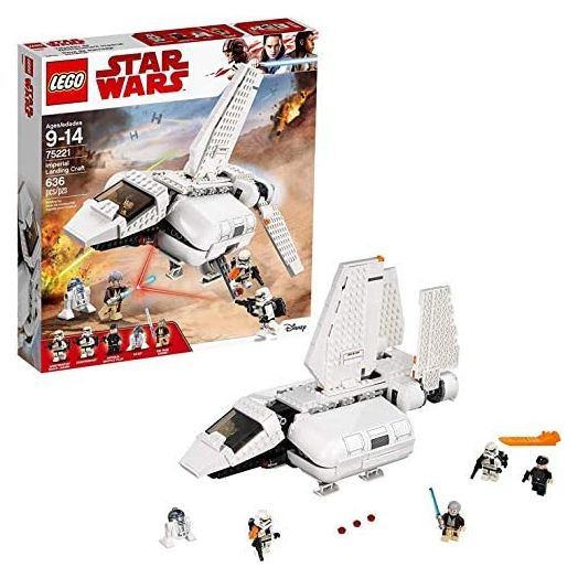 LEGO Star Wars Imperial Landing Craft 75221 Building Kit, OBI-Wan Kenobi, Imperial Shuttle Pilot, Sandtrooper (636 Pieces) (Discontinued by Manufacturer)