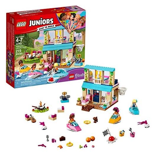 LEGO Juniors Stephanie’s Lakeside House 10763 Building Kit (215 Piece)