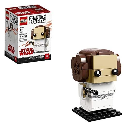 LEGO 6225350 Brickheadz Princess Leia Organa 41628 Building Kit, Multicolor