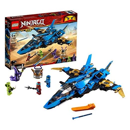 LEGO NINJAGO Legacy Jay's Storm Fighter 70668 Building Kit (490 Pieces)