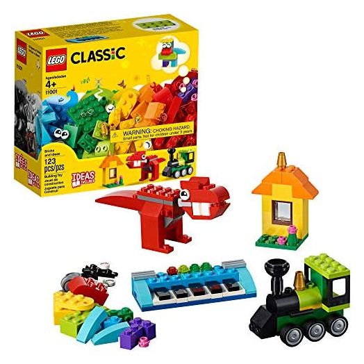 LEGO Classic Bricks and Ideas 11001 Building Kit (123 Pieces)