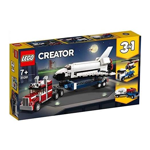 LEGO Creator 3in1 Shuttle Transporter 31091 Building Kit (341 Pieces)