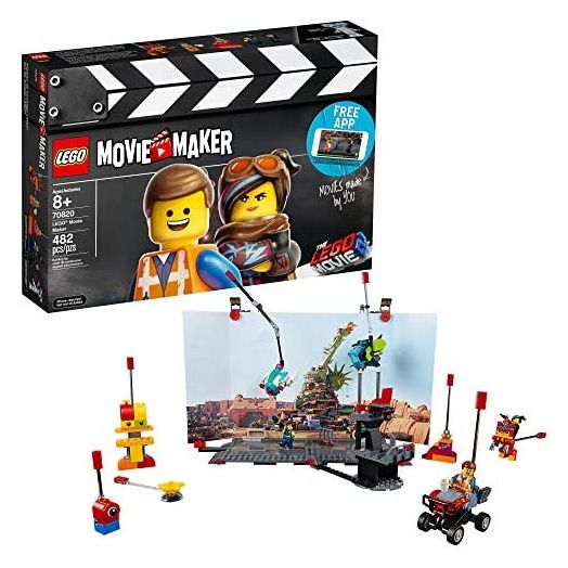 LEGO THE LEGO MOVIE 2 Movie Maker 70820 Building Kit For Kids, Build and Play Creative Director Roleplay Toy with Free Movie Maker App (482 Pieces) (Discontinued by Manufacturer)