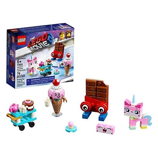 LEGO The Movie 2 Unikitty’s Sweetest Friends Ever! 70822 Pretend Play Food and Friends Building Kit for Girls and Boys, Unikitty Set (76 Pieces) (Discontinued by Manufacturer)