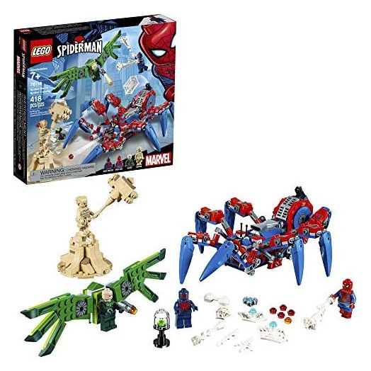 LEGO Marvel Spider-Man: Spider-Man's Spider Crawler 76114 Building Kit (418 Pieces)