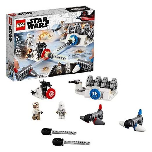LEGO Star Wars: The Empire Strikes Back Action Battle Hoth Generator Attack 75239 Building Kit (235 Pieces)