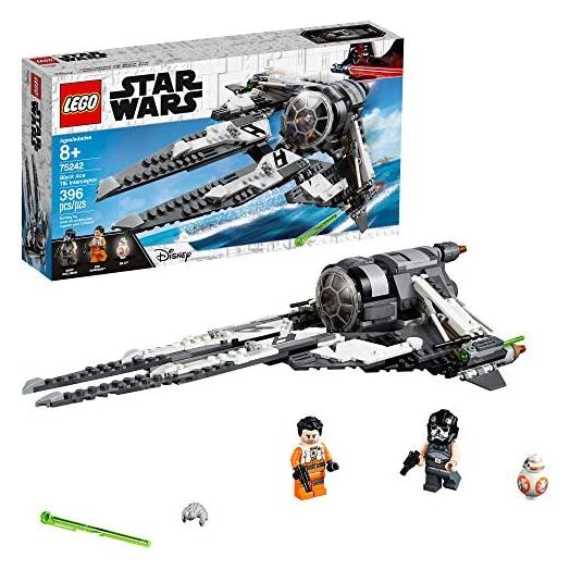 LEGO Star Wars Resistance Black Ace TIE Interceptor 75242 Building Kit (396 Pieces)