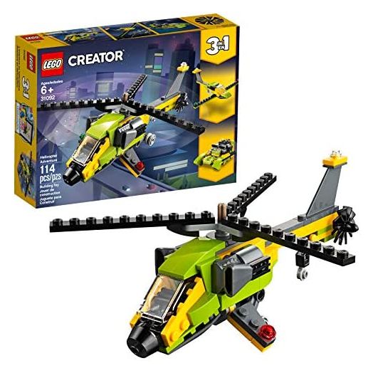 LEGO Creator 3in1 Helicopter Adventure 31092 Building Kit (114 Pieces)