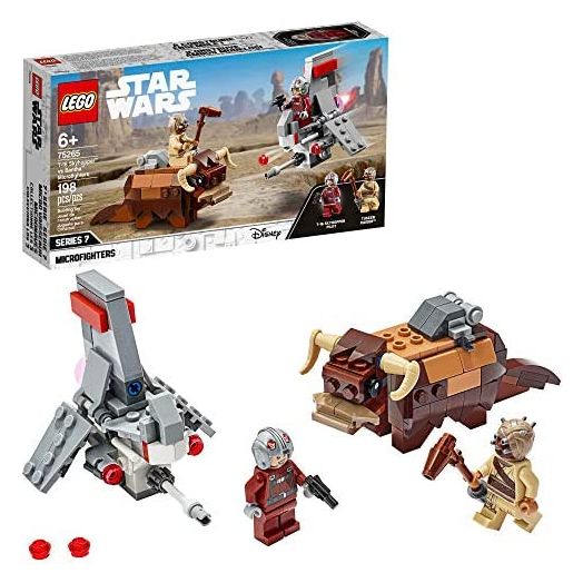 LEGO Star Wars: A New Hope T-16 Skyhopper vs Bantha Microfighters 75265 Collectible Toy Building Kit for Kids, New 2020 (198 Pieces)