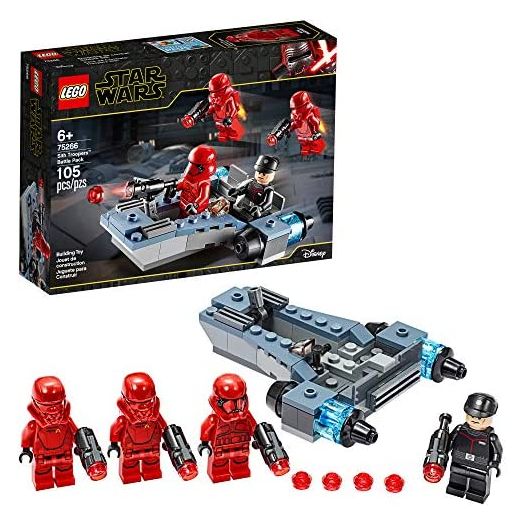 LEGO Star Wars Sith Troopers Battle Pack 75266 Stormtrooper Speeder Vehicle Building Kit (105 Pieces)