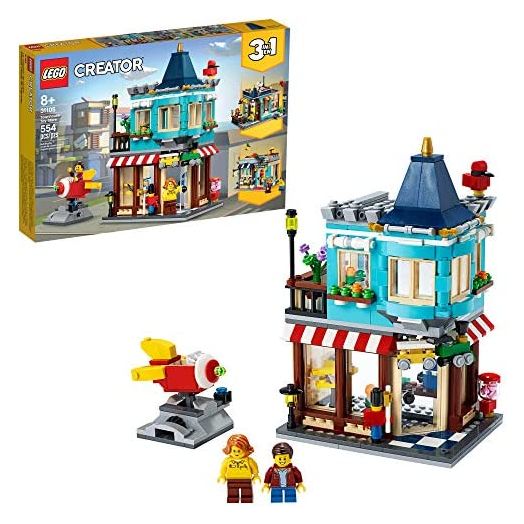 LEGO Creator 3in1 Townhouse Toy Store 31105, Cool Buildable Toy for Kids Building Kit (554 Pieces)