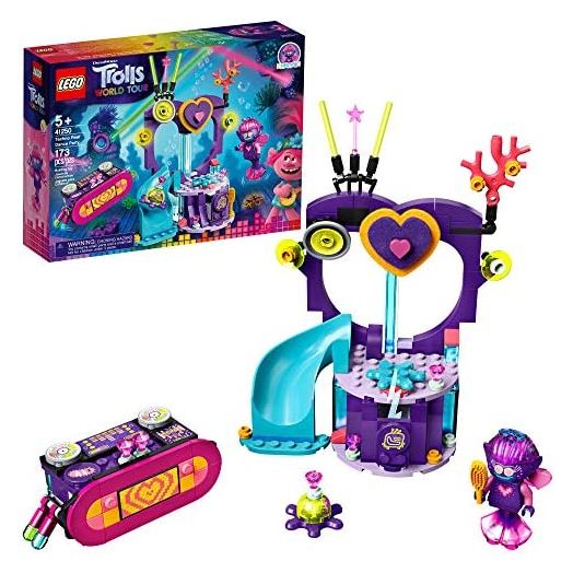 LEGO Trolls World Tour Techno Reef Dance Party 41250 Building Kit, Awesome Trolls Playset for Creative Play, New 2020 (173 Pieces)