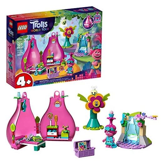 LEGO Trolls World Tour Poppy's Pod 41251 Trolls Playhouse Building Kit with Poppy Troll Minifigure (103 Pieces)