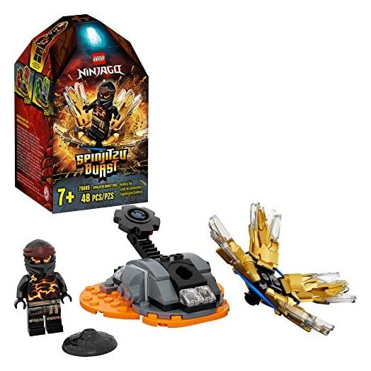 LEGO NINJAGO Spinjitzu Burst - Cole 70685 NINJAGO Accessory Set Building Kit Featuring Ninja Minifigure (48 Pieces)