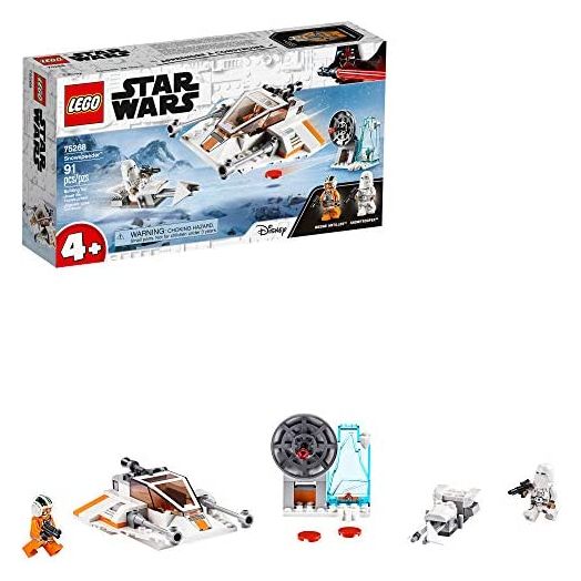 LEGO Star Wars Snowspeeder 75268 Starship Toy Building Kit; Building Toy for Preschool Children Ages 4+ (91 Pieces)