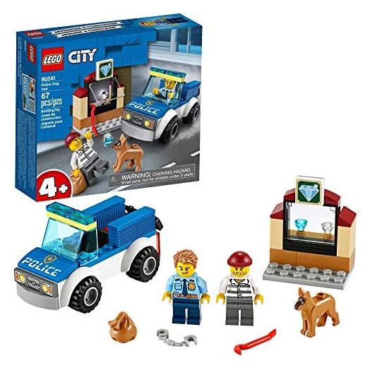 LEGO City Police Dog Unit 60241 Police Toy, Cool Building Set for Kids (67 Pieces)