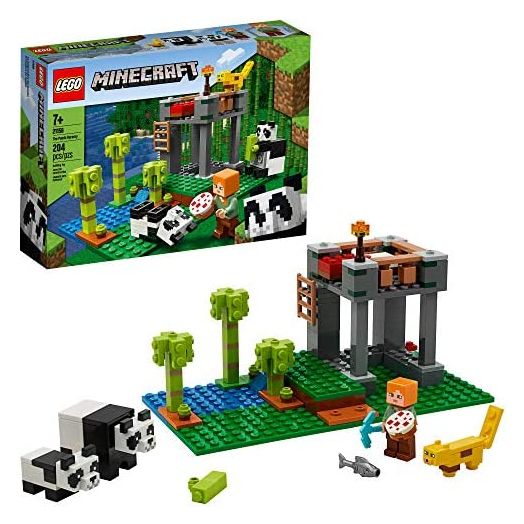 LEGO Minecraft The Panda Nursery 21158 Construction Toy for Kids, Great Gift for Fans of Minecraft and Pandas (204 Pieces)