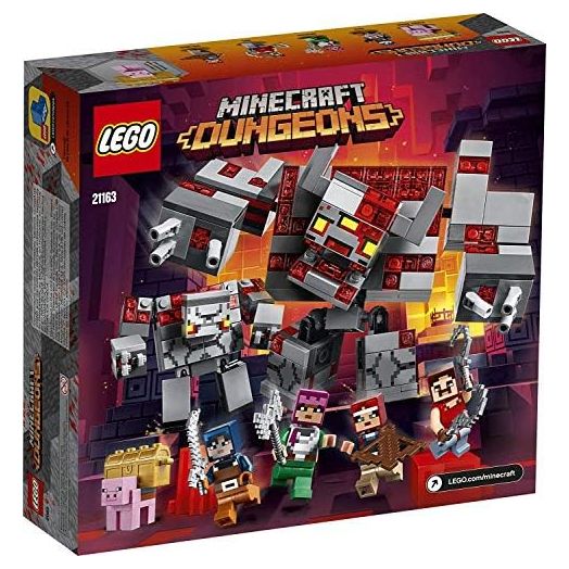 Lego Minecraft The Redstone Battle 21163 Cool Minecraft Set for Kids Aged 8 and Up, Great Birthday Gift for Minecraft Players and Fans of Monsters, Dungeons and Battle Action (504 Pieces)