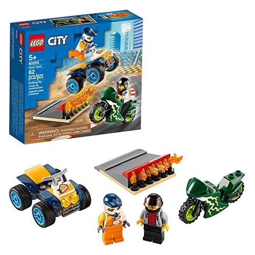 LEGO City Stunt Team 60255 Bike Toy, Cool Building Set for Kids, New 2020 (62 Pieces)
