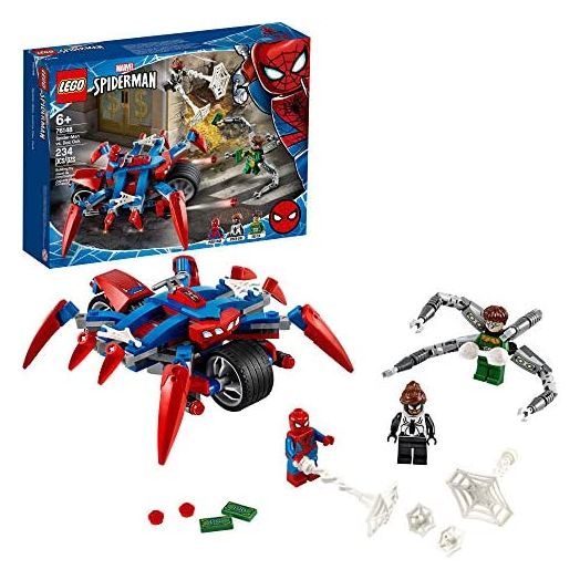 LEGO Marvel Spider-Man: Spider-Man vs. Doc Ock 76148 Superhero Playset with 3 Minifigures, Great Toy Gift for Kids, New 2020 (234 Pieces)