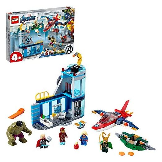 LEGO Marvel Avengers Wrath of Loki 76152 Building Toy with Marvel Avengers Minifigures and Tesseract; Great Gift for Kids Who Love Captain Marvel, Iron Man and Thor (223 Pieces)