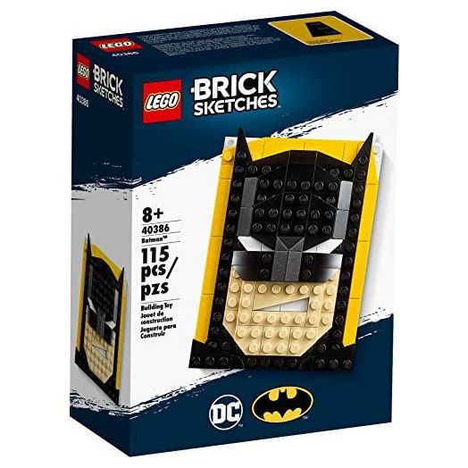 LEGO Brick Sketches: Batman - 115 Piece Building Set - LEGO, #40386, Ages 8+