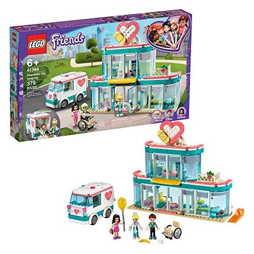 LEGO Friends Heartlake City Hospital 41394 Best Doctor Toy Building Kit, Featuring Friends Character Emma, New 2020 (379 Pieces)